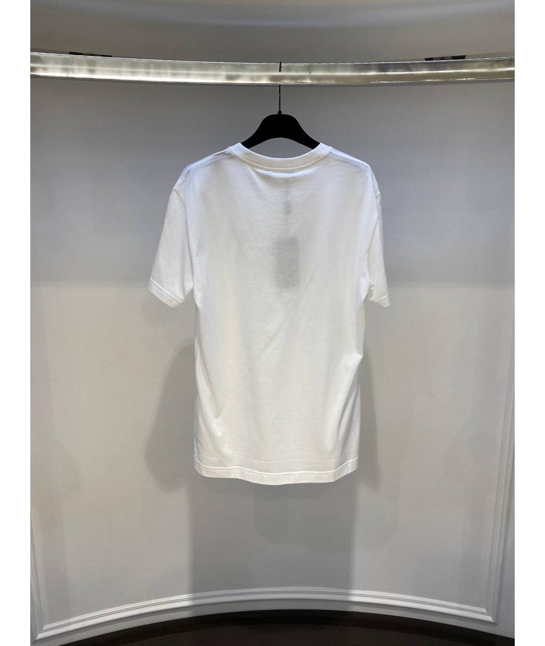 DOLCE&GABBANA Белая хлопковая футболка, фото 3