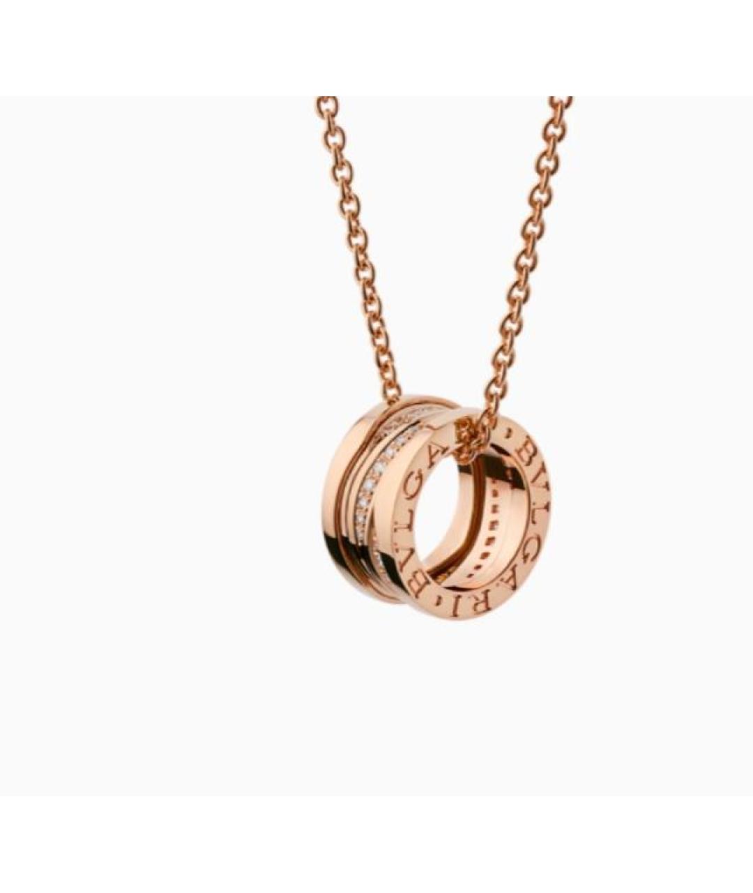 BVLGARI Золотое колье из розового золота, фото 7