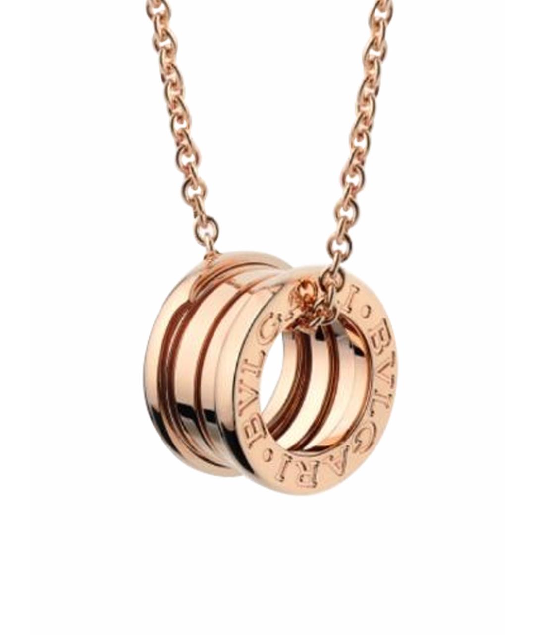 BVLGARI Золотое колье из розового золота, фото 1