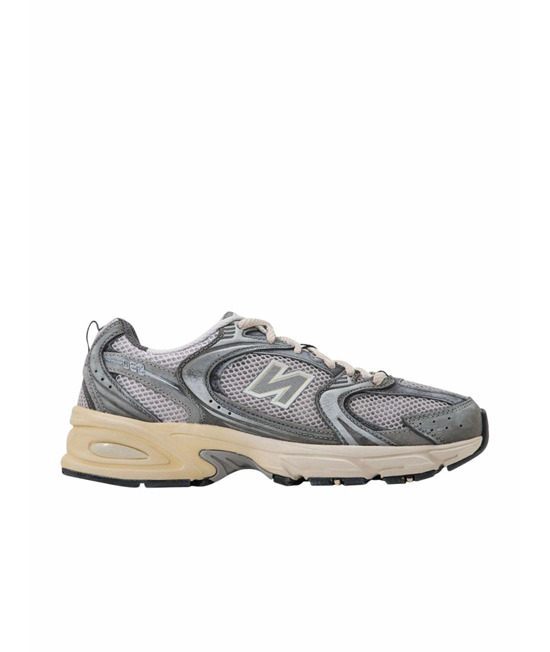 NEW BALANCE Серые текстильные кроссовки, фото 1