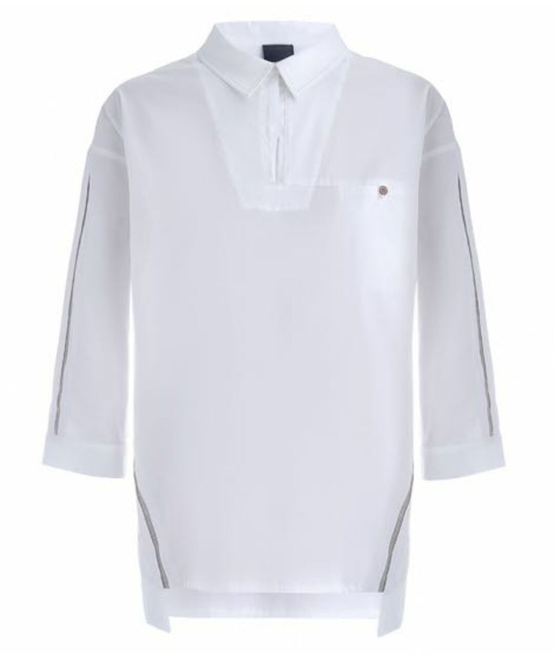 LORENA ANTONIAZZI Белая хлопковая рубашка, фото 1