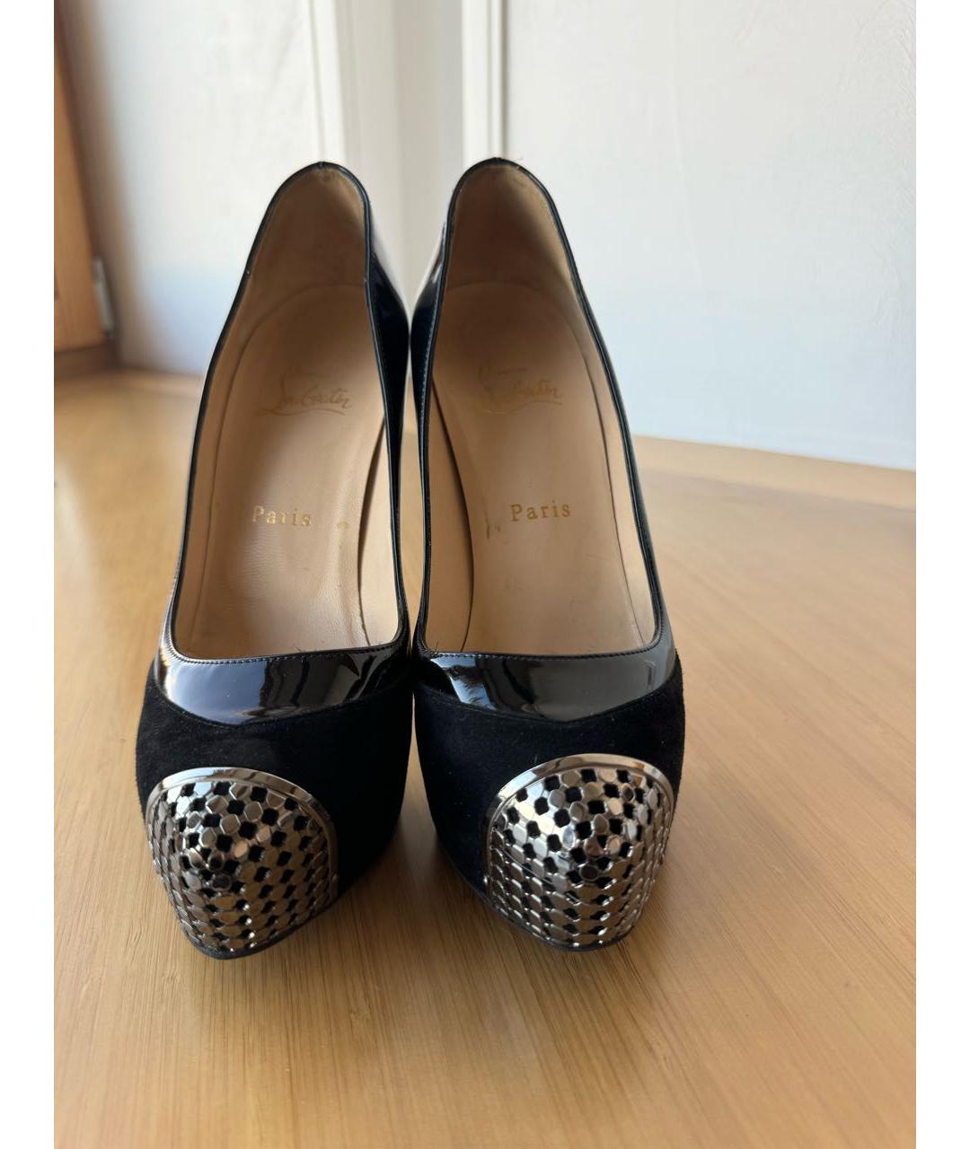 CHRISTIAN LOUBOUTIN Черные туфли из лакированной кожи, фото 2