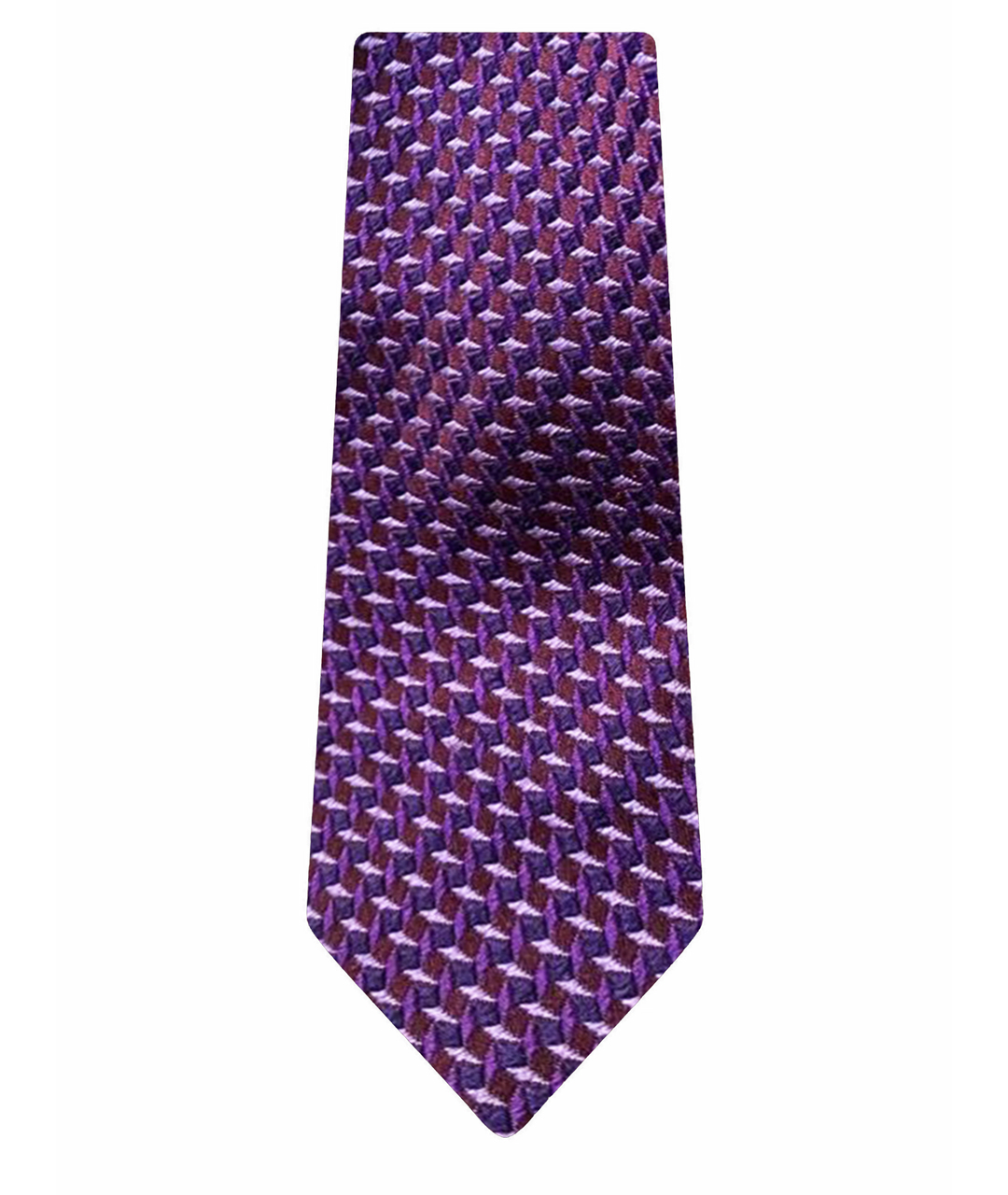 BALMAIN Фиолетовый шелковый галстук, фото 1