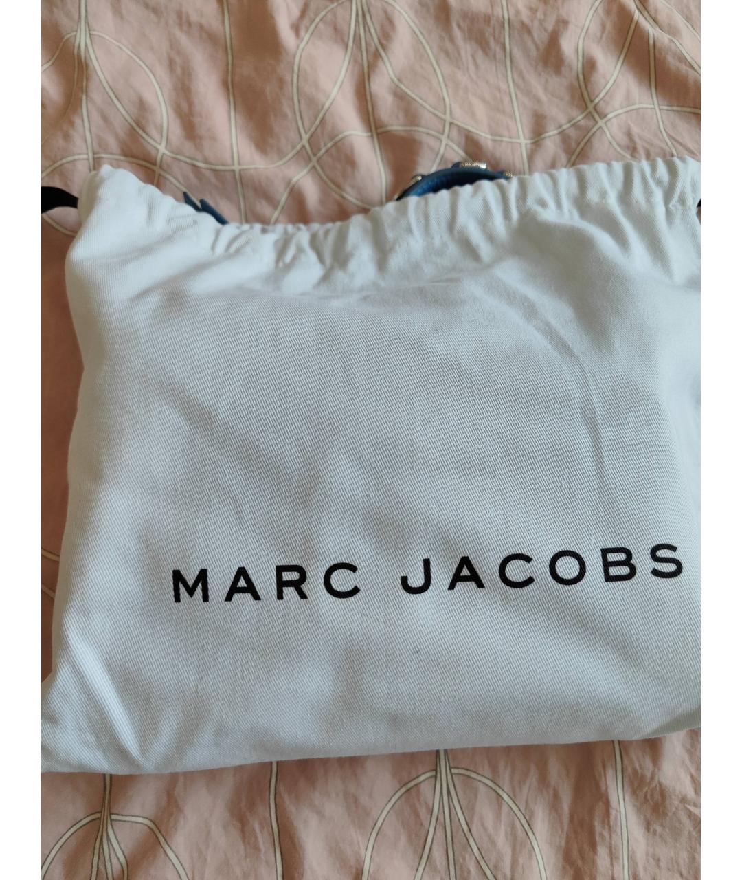 MARC BY MARC JACOBS Голубая кожаная сумка через плечо, фото 6