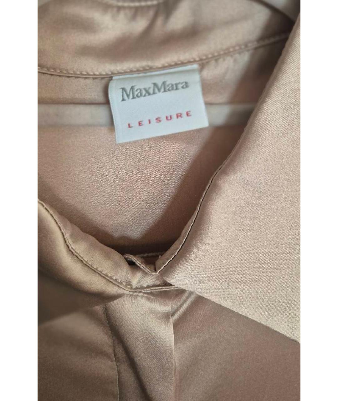 MAX MARA Шелковая блузы, фото 4