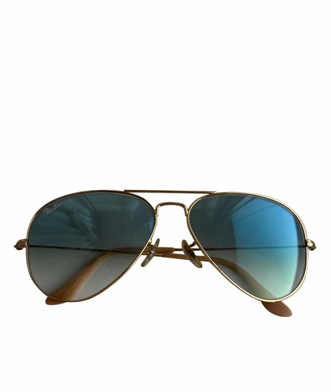 RAY BAN Металлические солнцезащитные очки, фото 1