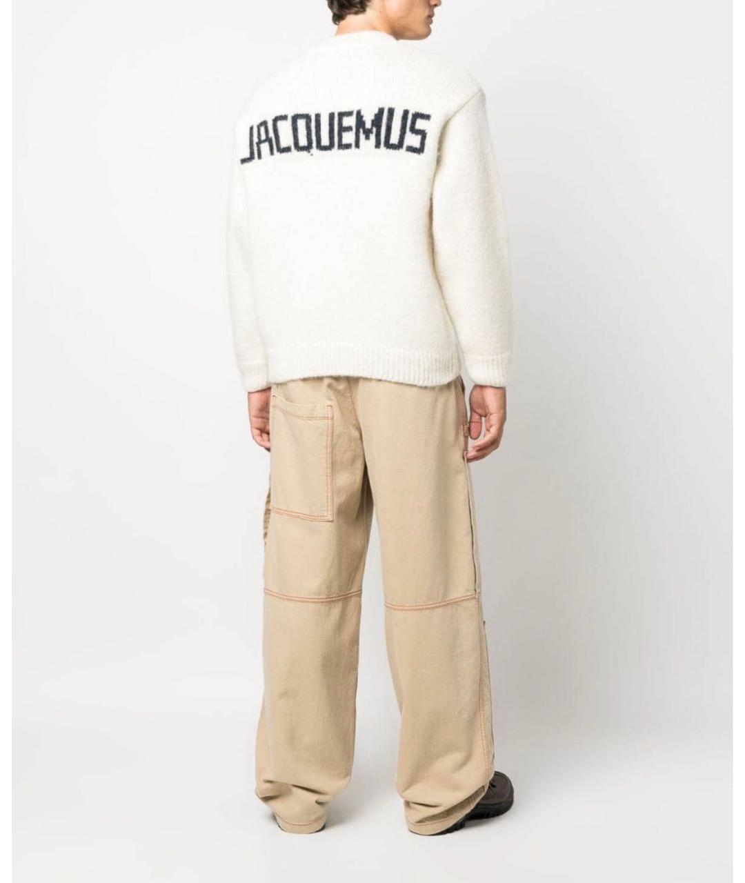 JACQUEMUS Бежевый джемпер / свитер, фото 3