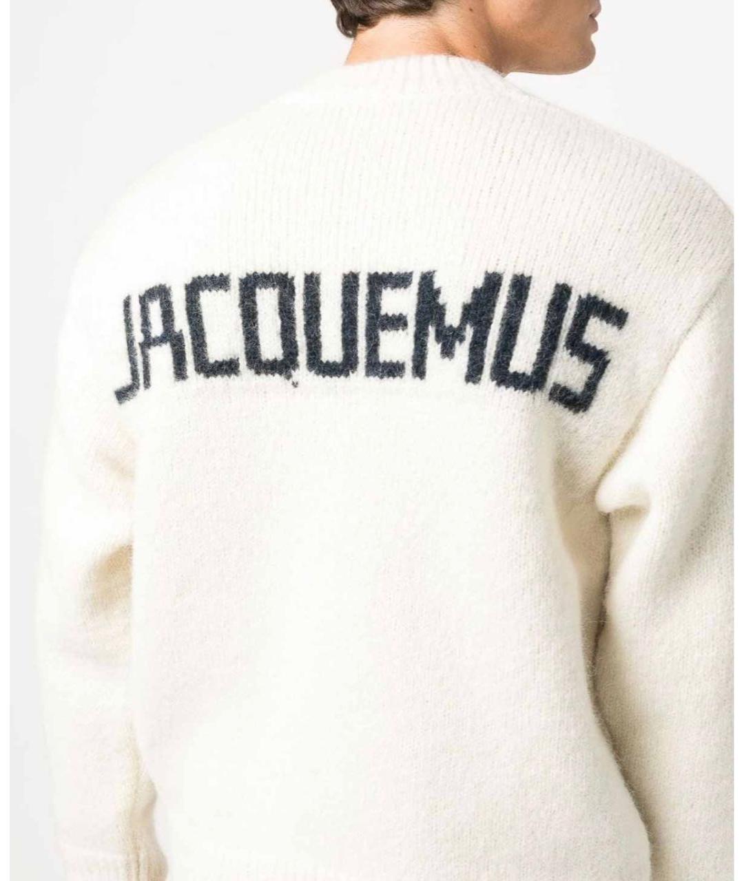 JACQUEMUS Бежевый джемпер / свитер, фото 4