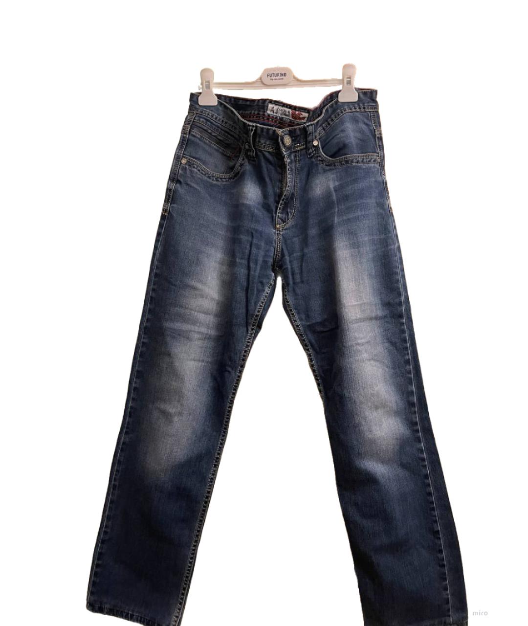 ARMANI JEANS Синие прямые джинсы, фото 1