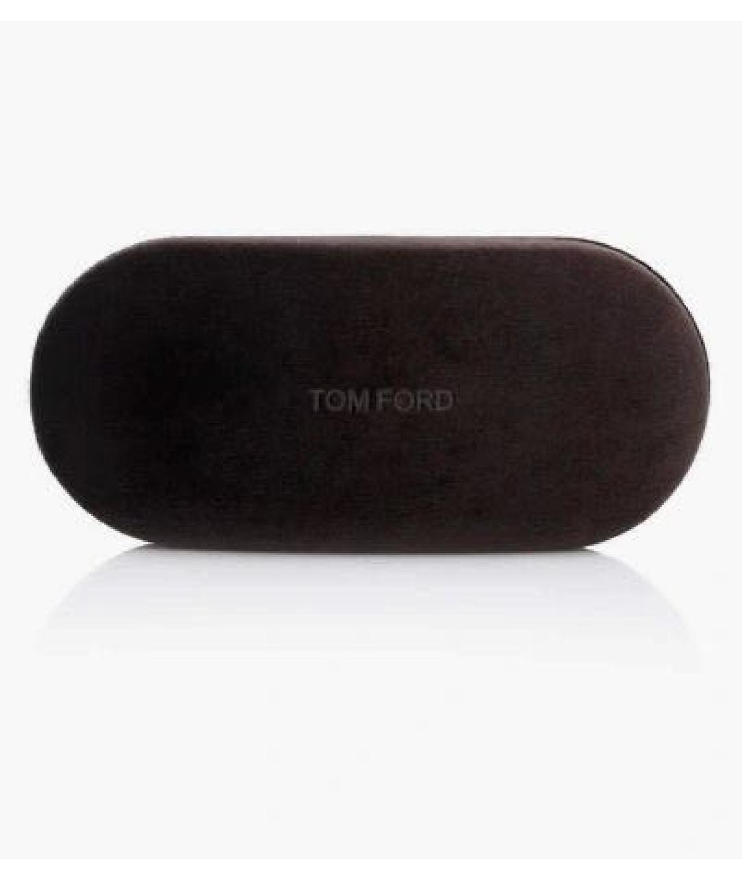 TOM FORD Золотые металлические солнцезащитные очки, фото 4