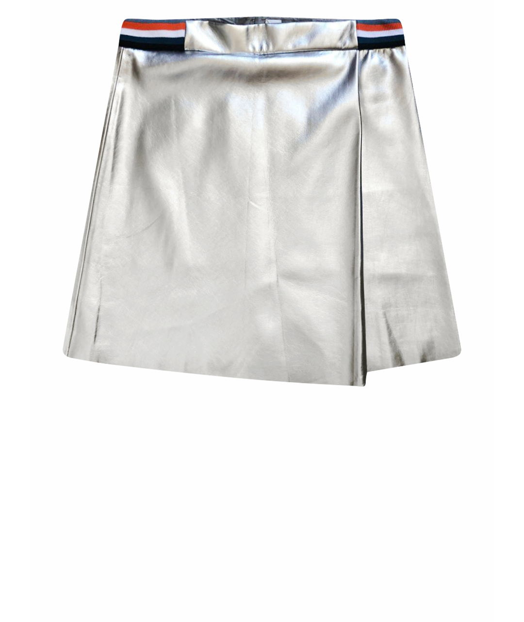 HUGO BOSS Серебряная юбка мини, фото 1