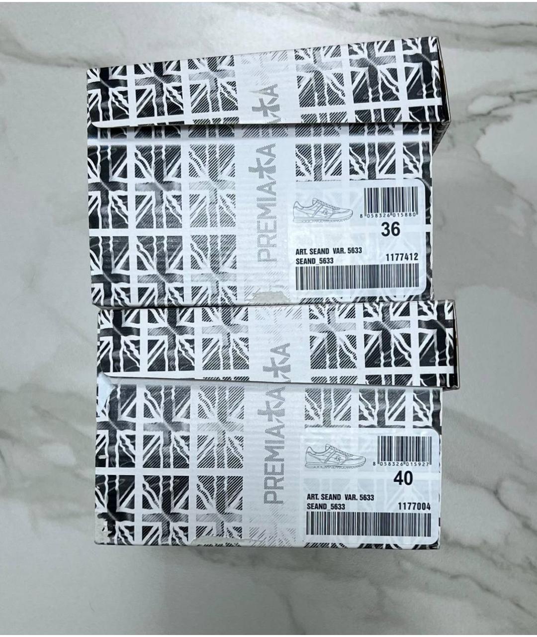 PREMIATA Белые кожаные кроссовки, фото 8