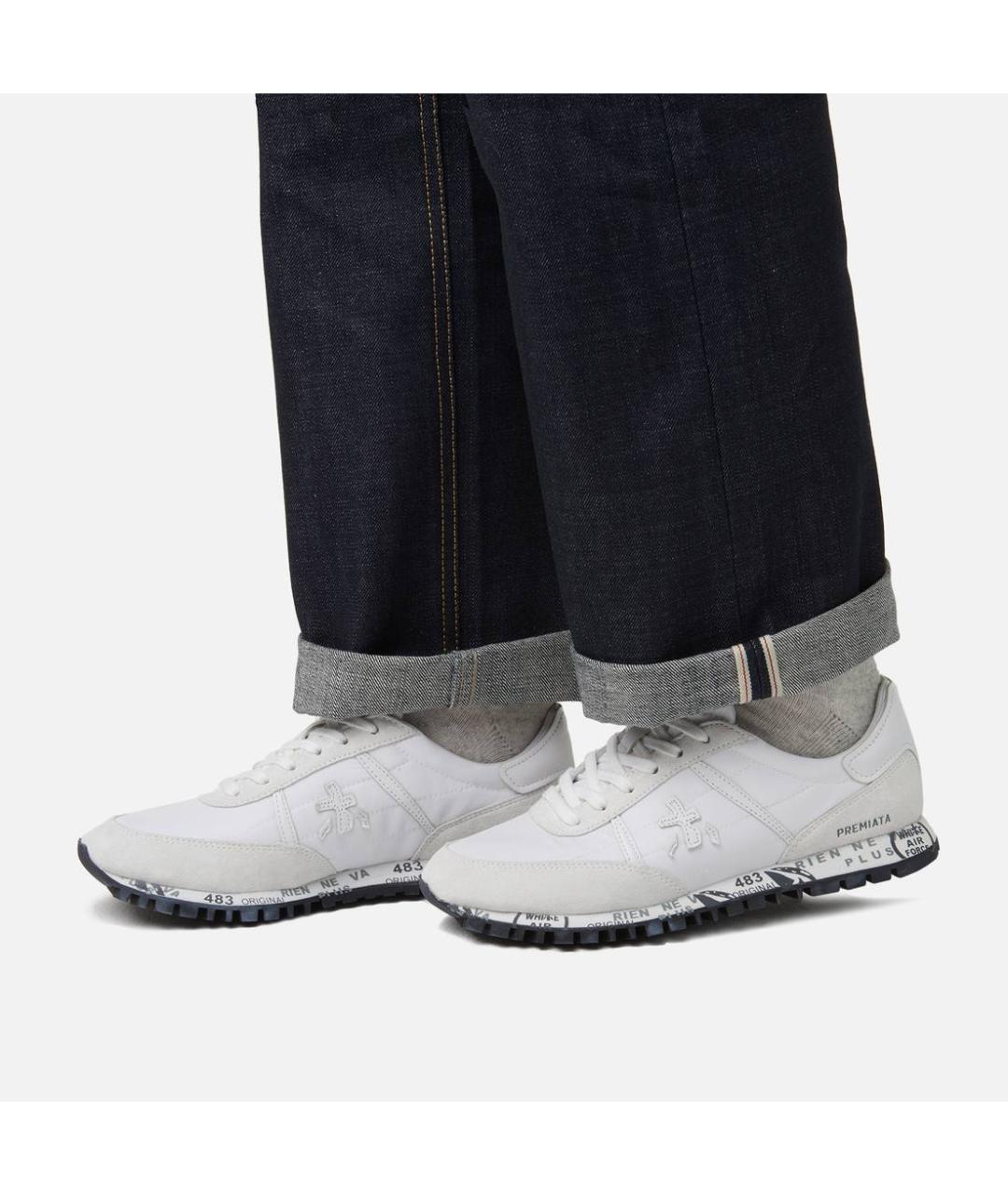 PREMIATA Белые кожаные кроссовки, фото 9