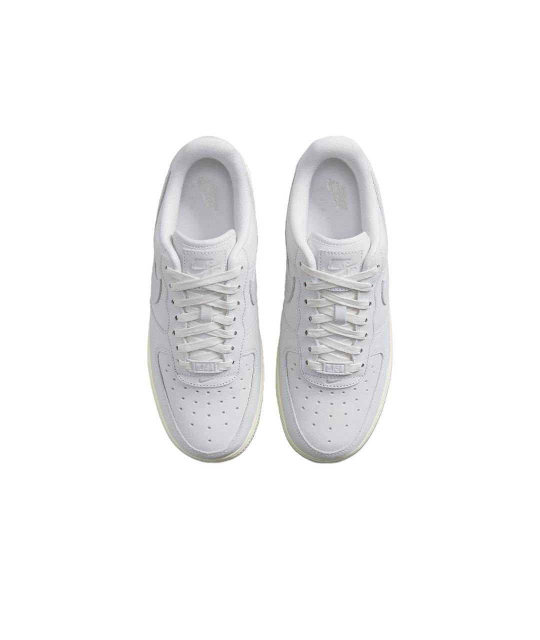 NIKE Бежевые кожаные кеды, фото 3