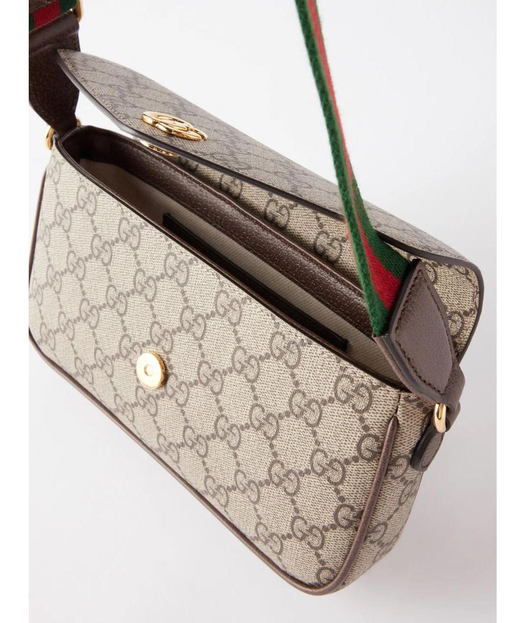 GUCCI Коричневая сумка через плечо, фото 2