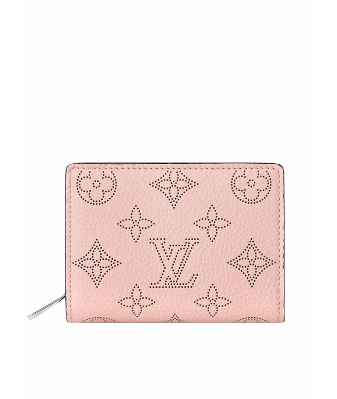 LOUIS VUITTON Розовый кожаный кошелек, фото 1