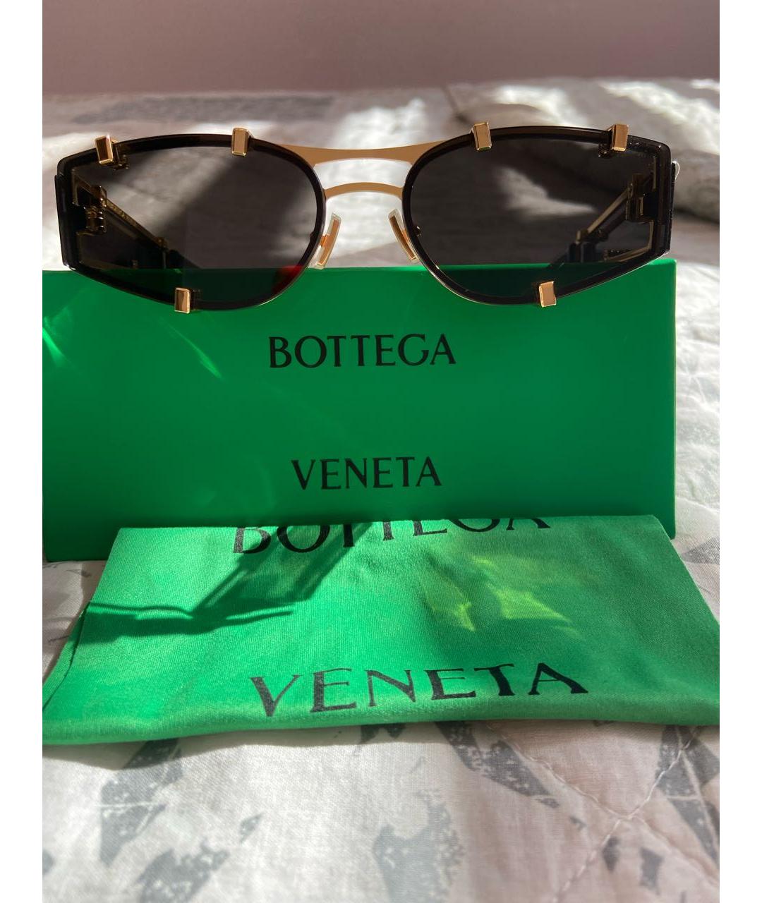 BOTTEGA VENETA Коричневые солнцезащитные очки, фото 5