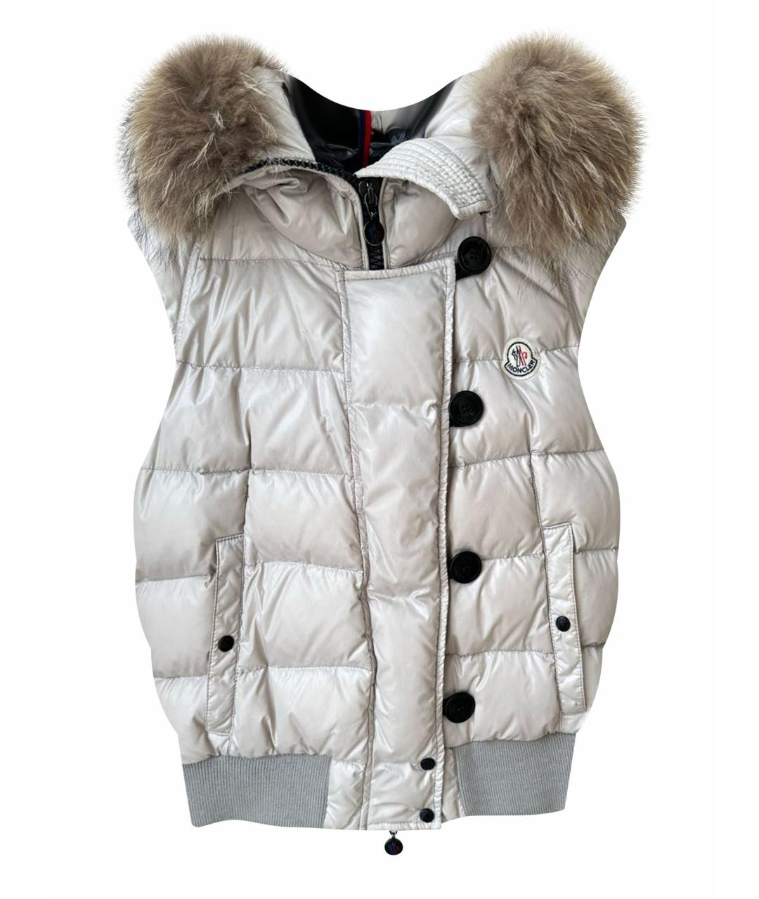 MONCLER Серый жилет, фото 1