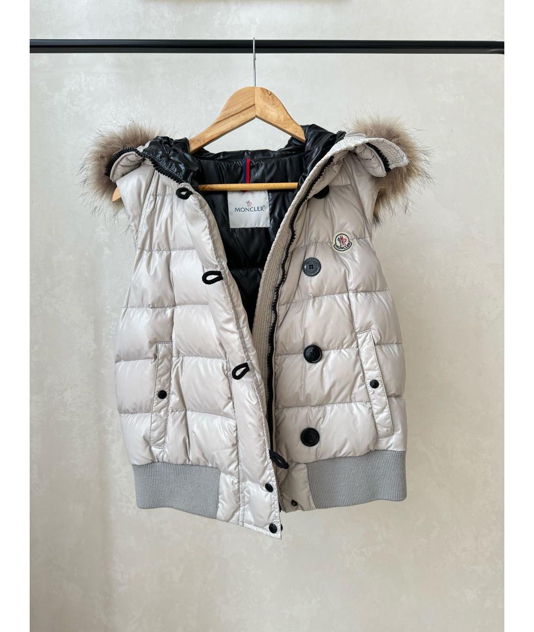 MONCLER Серый жилет, фото 2