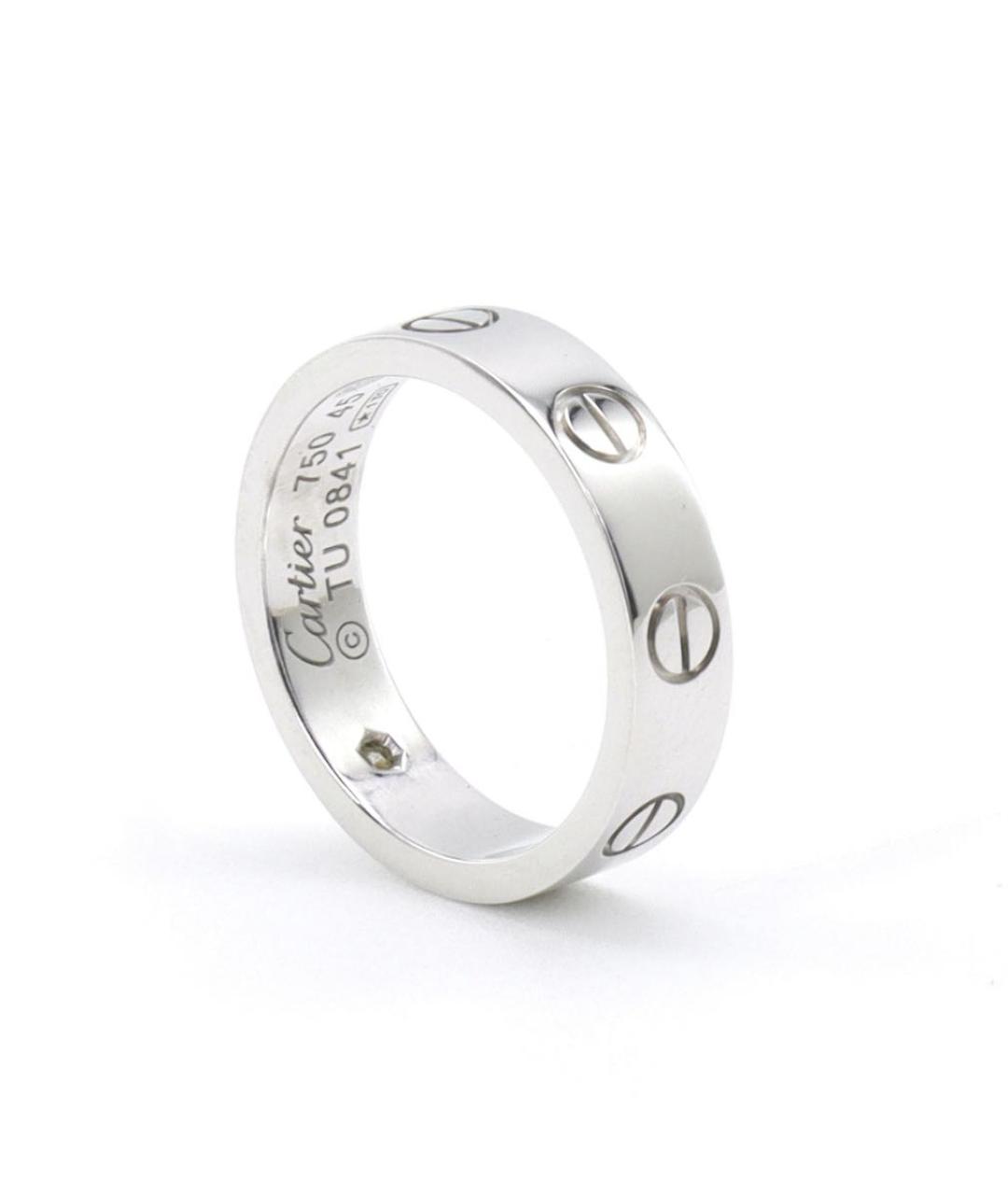 CARTIER Серебряное кольцо из белого золота, фото 3