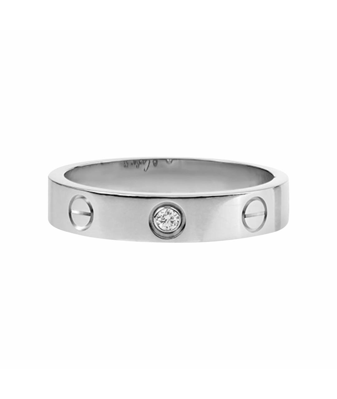 CARTIER Серебряное кольцо из белого золота, фото 1