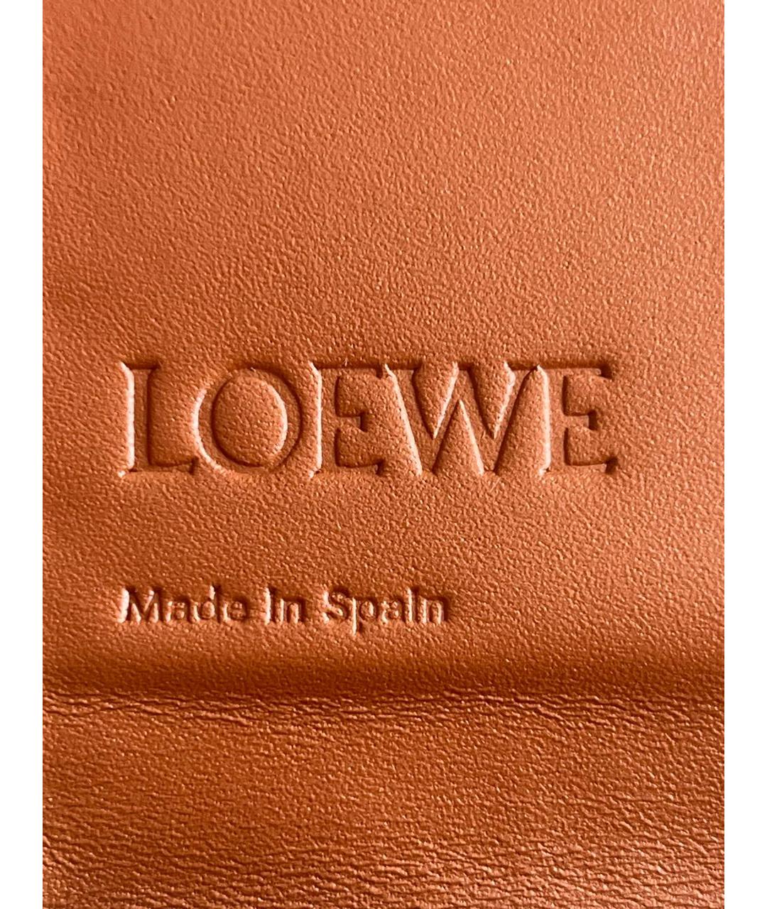 LOEWE Коричневая сумка на плечо из лакированной кожи, фото 3