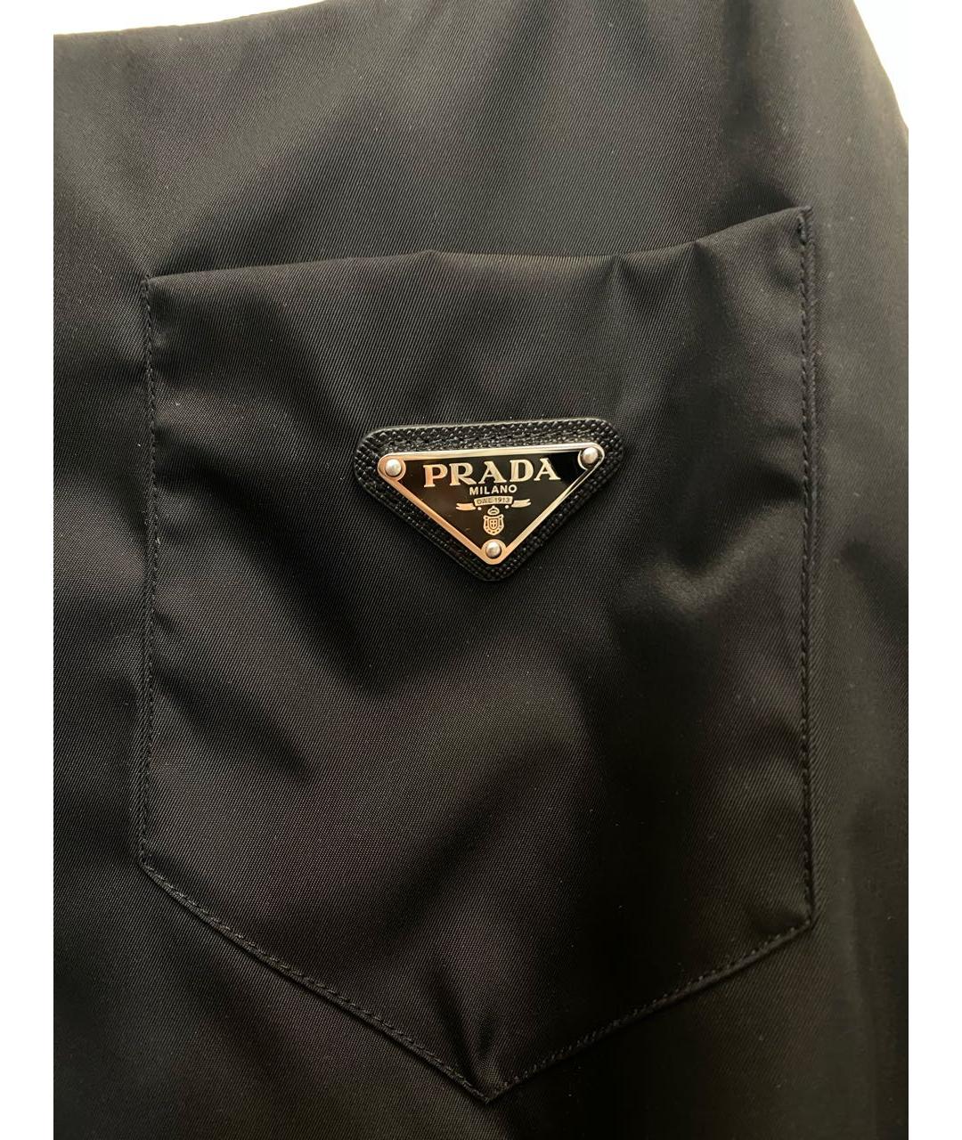 PRADA Черное полиамидовое платье, фото 5