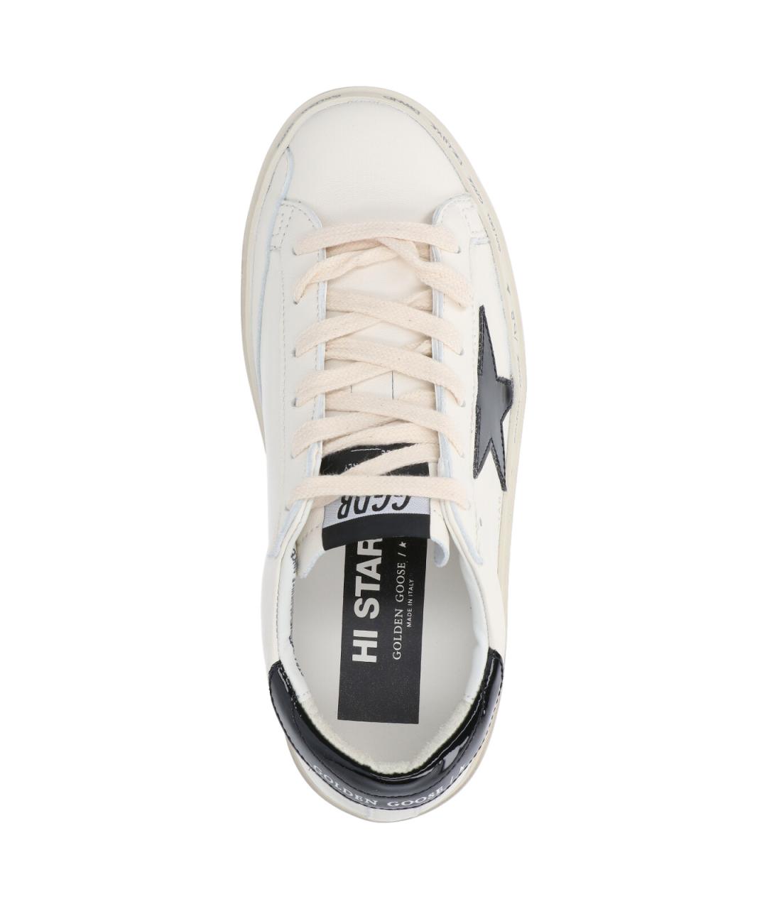 GOLDEN GOOSE DELUXE BRAND Белые кожаные кеды, фото 5