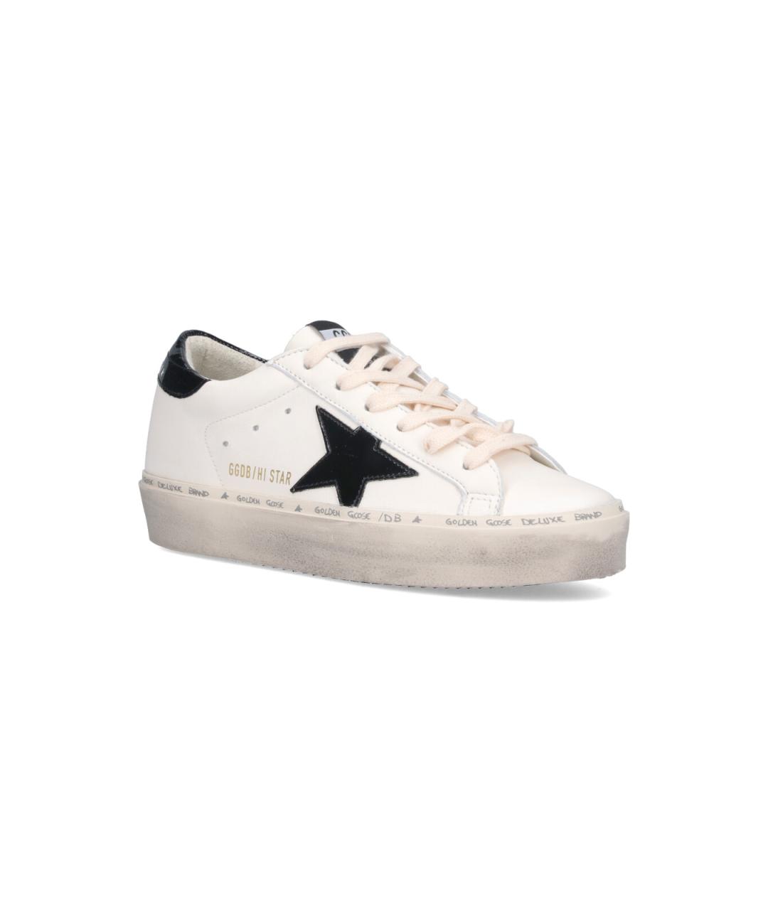 GOLDEN GOOSE DELUXE BRAND Белые кожаные кеды, фото 2