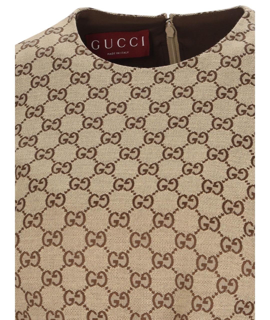 GUCCI Коричневое платье, фото 3