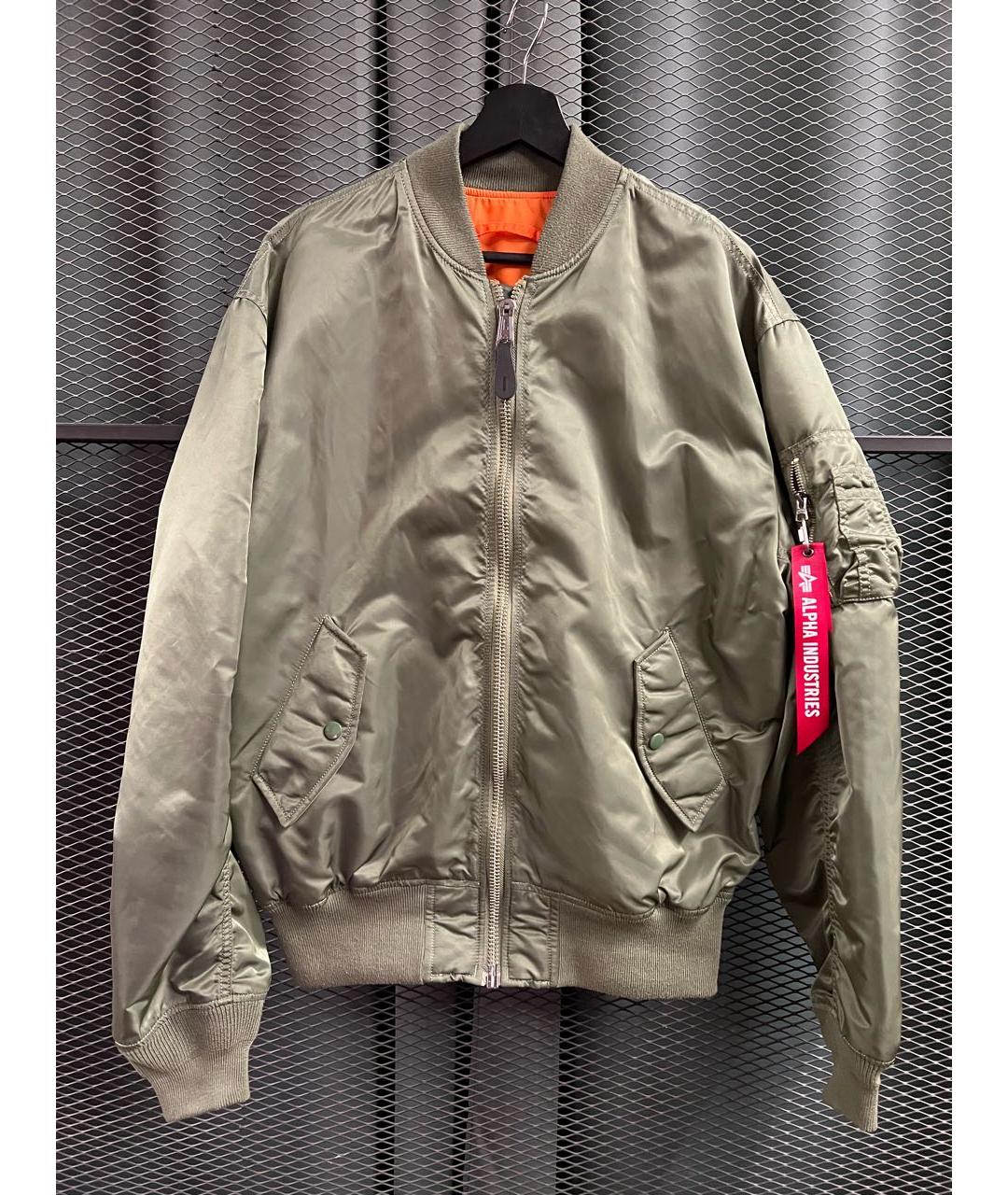 ALPHA INDUSTRIES Зеленая куртка, фото 9