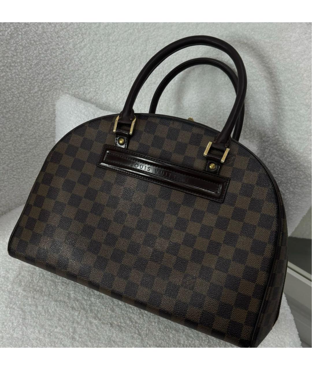 LOUIS VUITTON Коричневая сумка с короткими ручками, фото 2