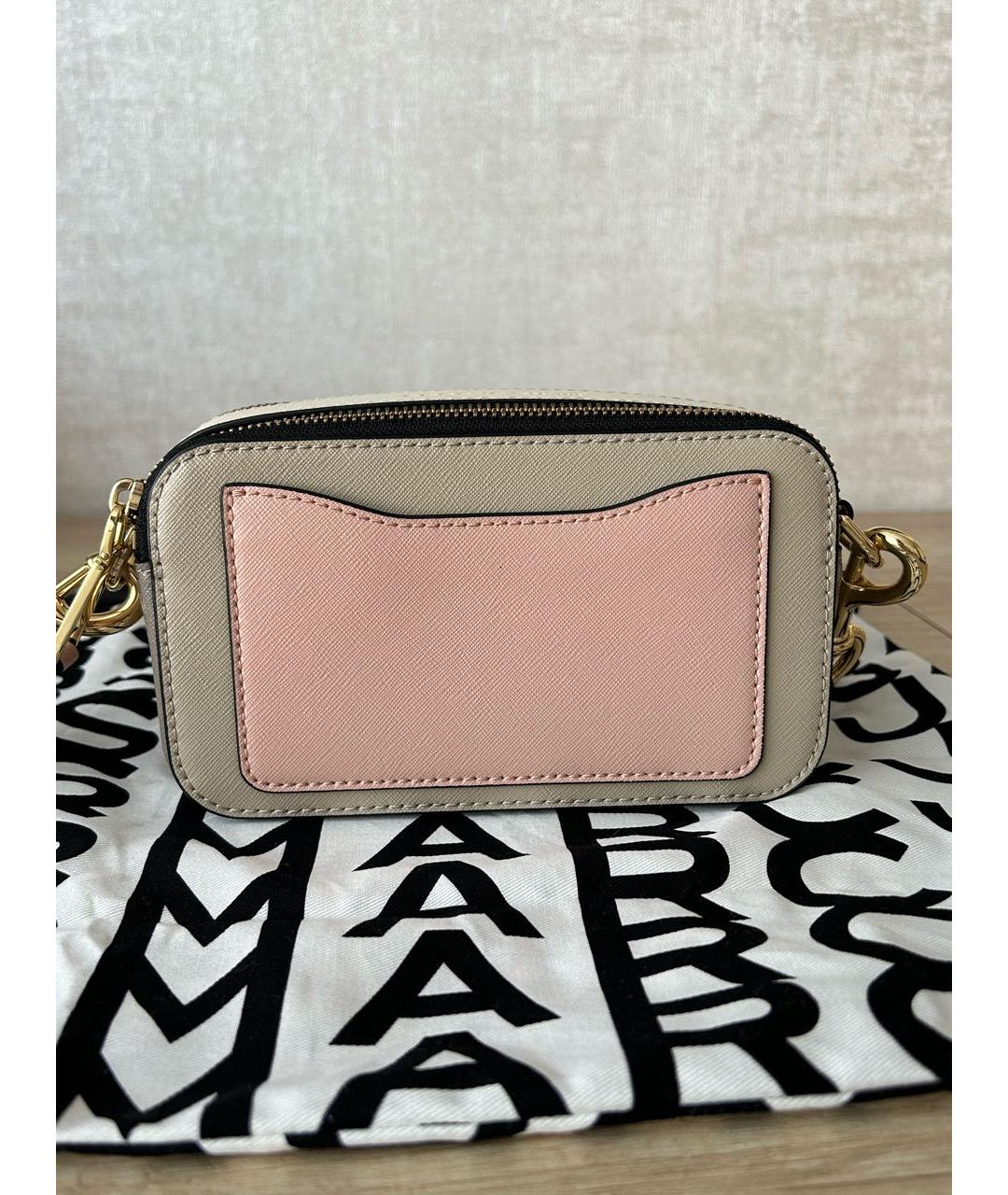 MARC JACOBS Бежевая кожаная сумка через плечо, фото 3