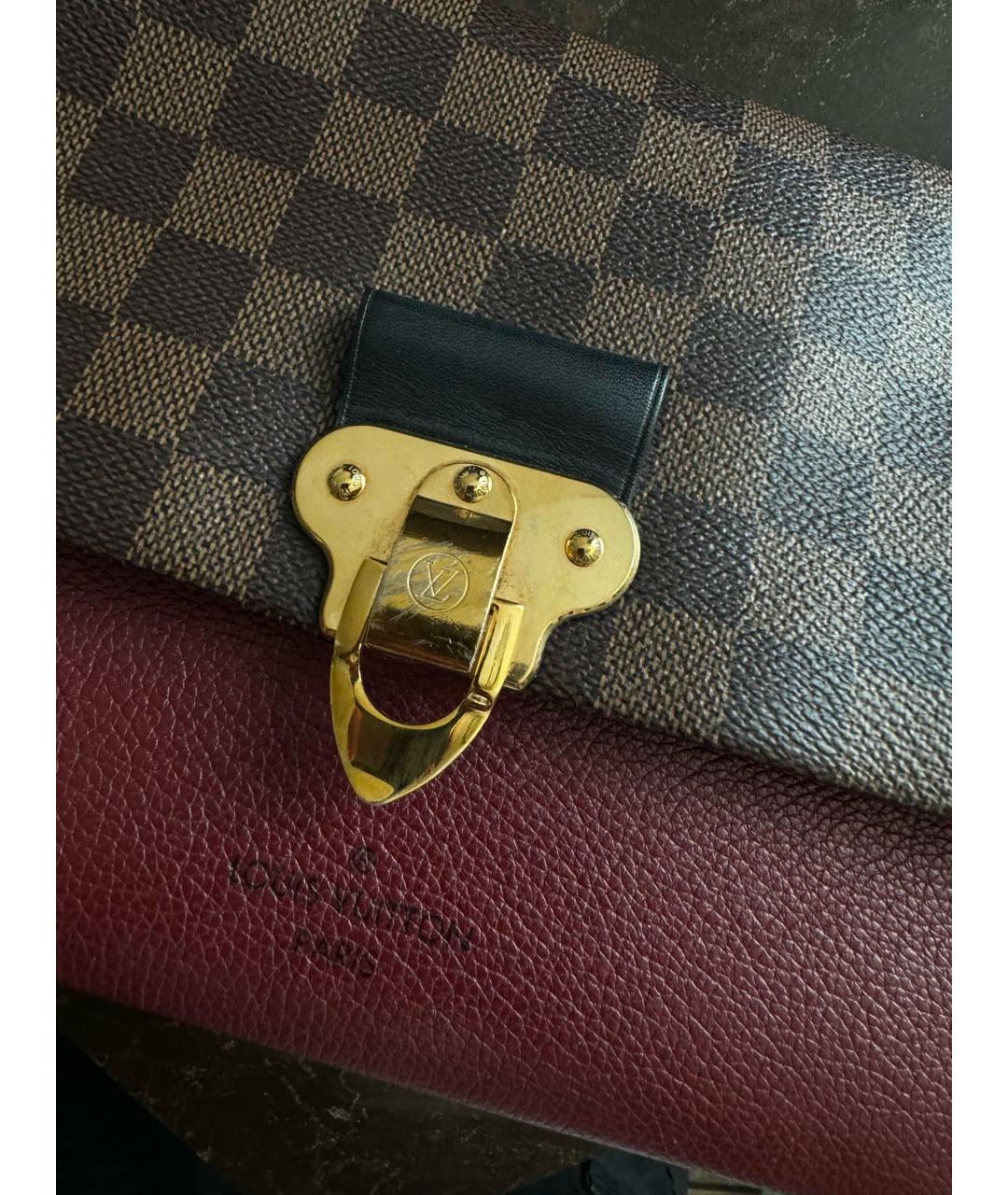 LOUIS VUITTON Коричневая сумка с короткими ручками, фото 3