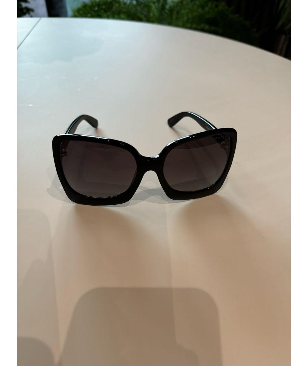 TOM FORD Черные пластиковые солнцезащитные очки, фото 5