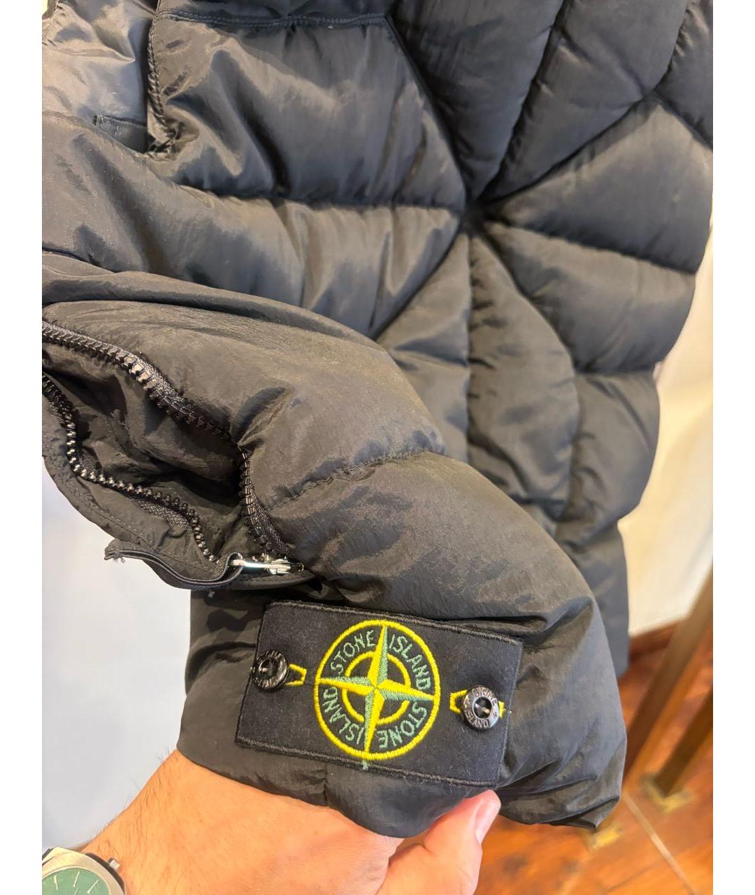 STONE ISLAND Черный жилет, фото 3