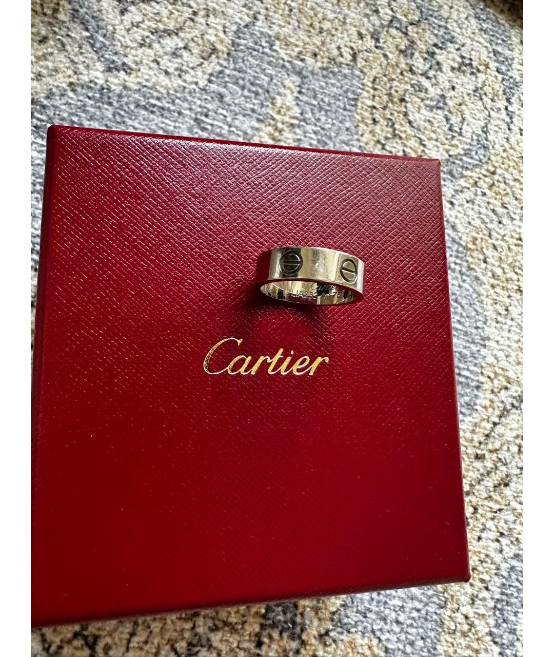 CARTIER Белое кольцо из белого золота, фото 5