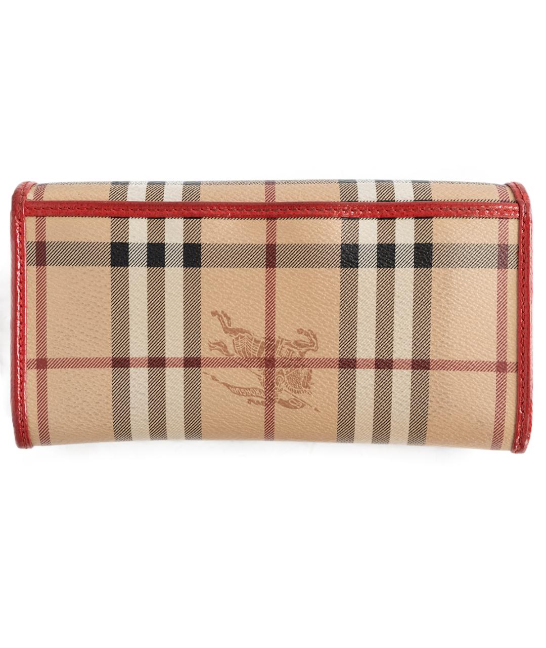BURBERRY Бежевый кожаный кошелек, фото 2