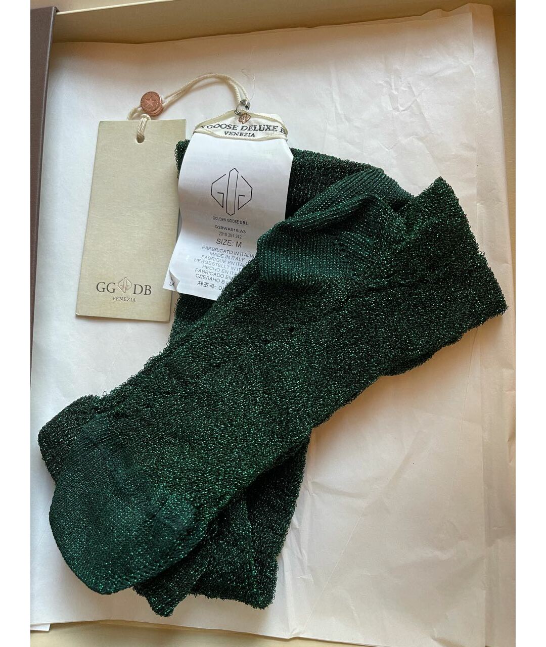 HAUS BY GGDB Зеленые носки, чулки и колготы, фото 3
