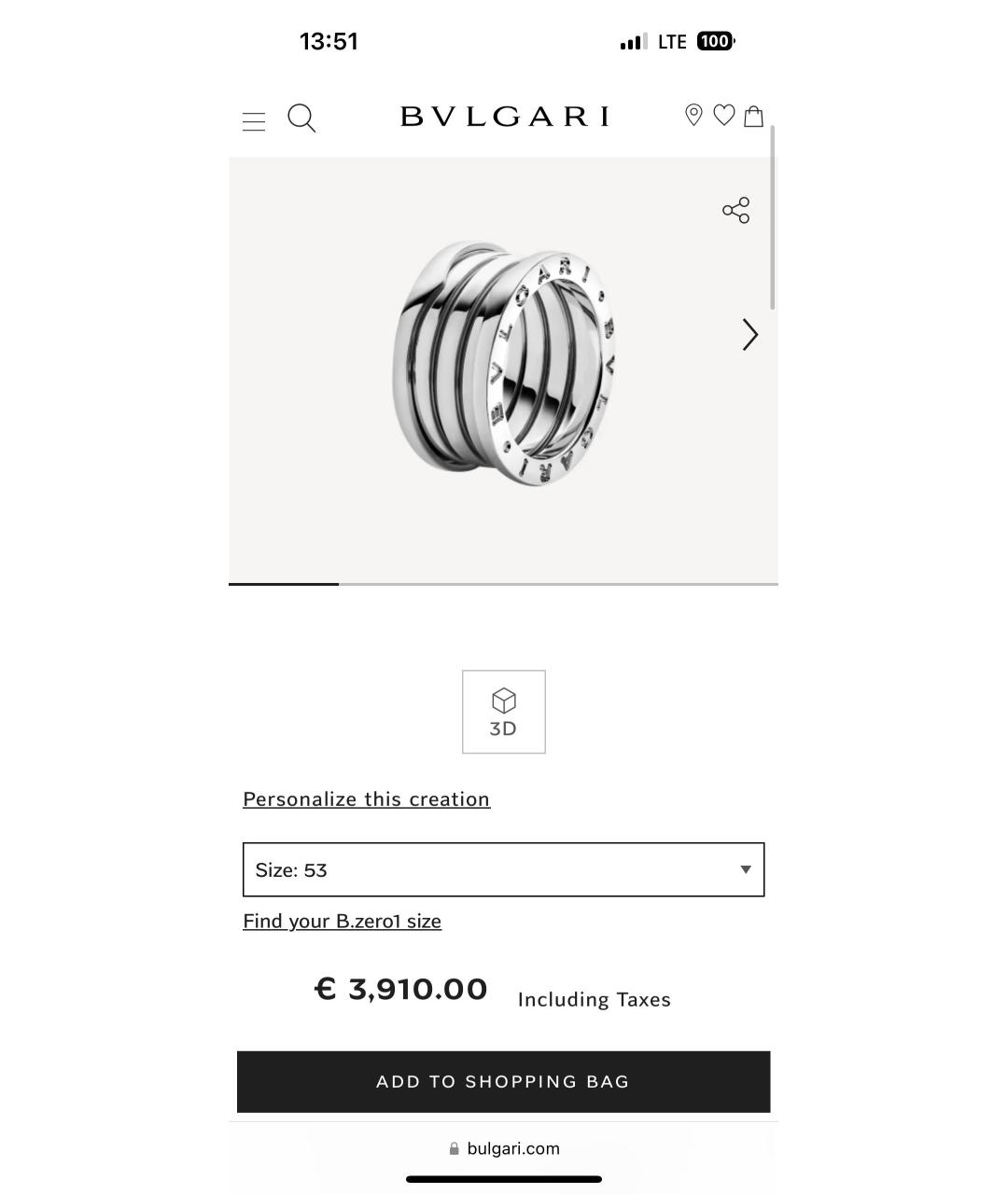 BVLGARI Мульти кольцо из желтого золота, фото 5