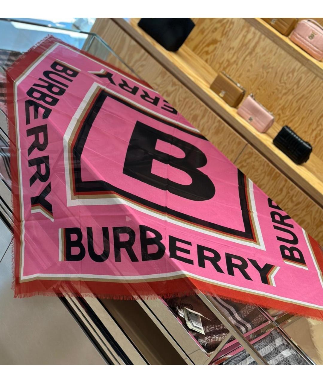 BURBERRY Мульти хлопковый платок, фото 8