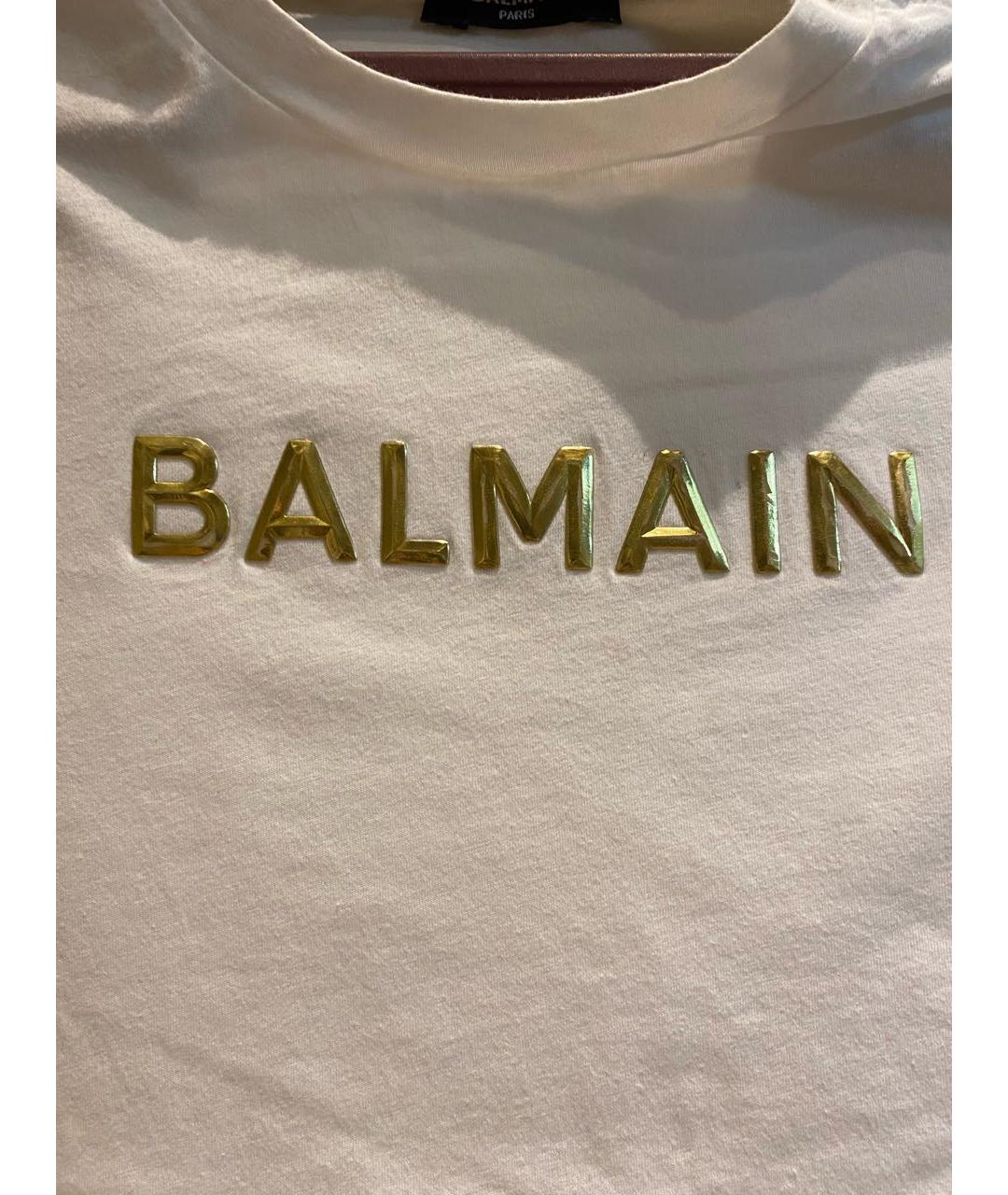 BALMAIN Белый хлопковый детская футболка / топ, фото 2