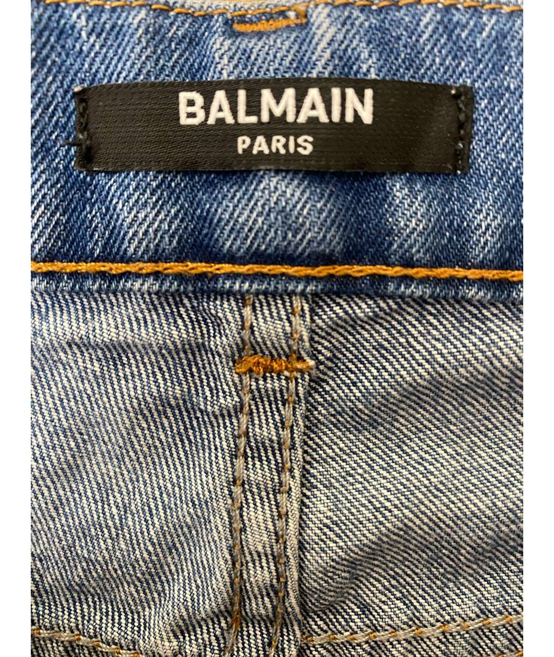 BALMAIN Синие деним детские джинсы, фото 5