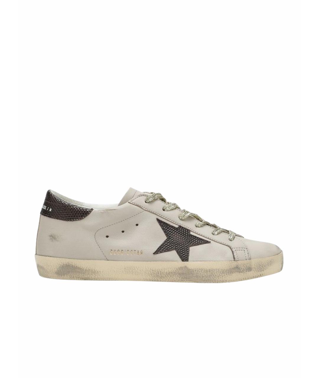 GOLDEN GOOSE DELUXE BRAND Мульти кожаные кеды, фото 1