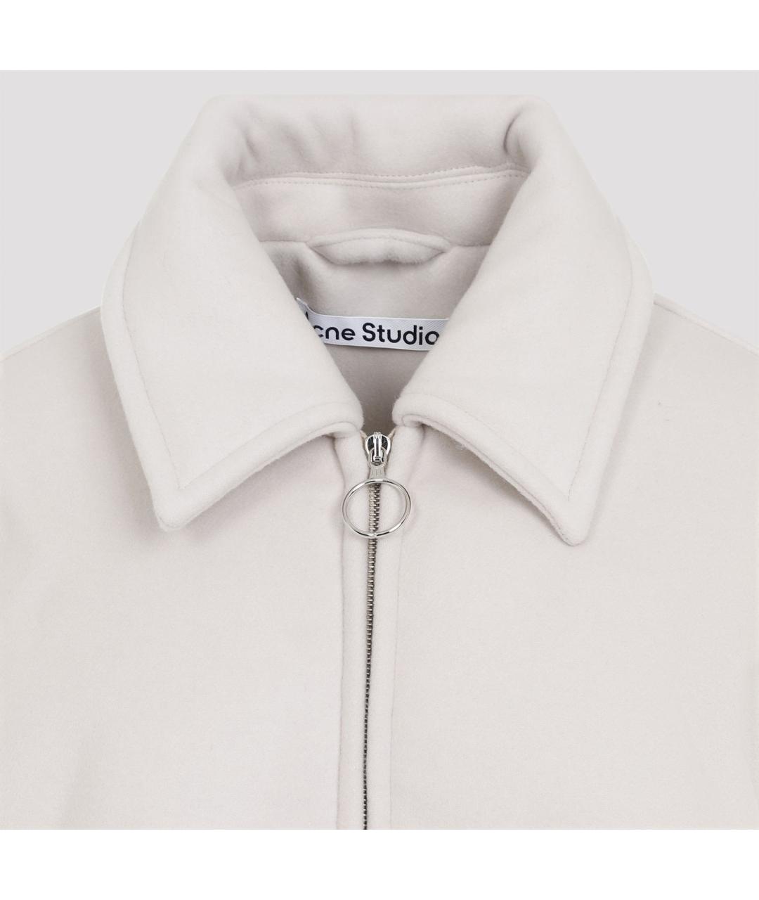 ACNE STUDIOS Серая шерстяная куртка, фото 4