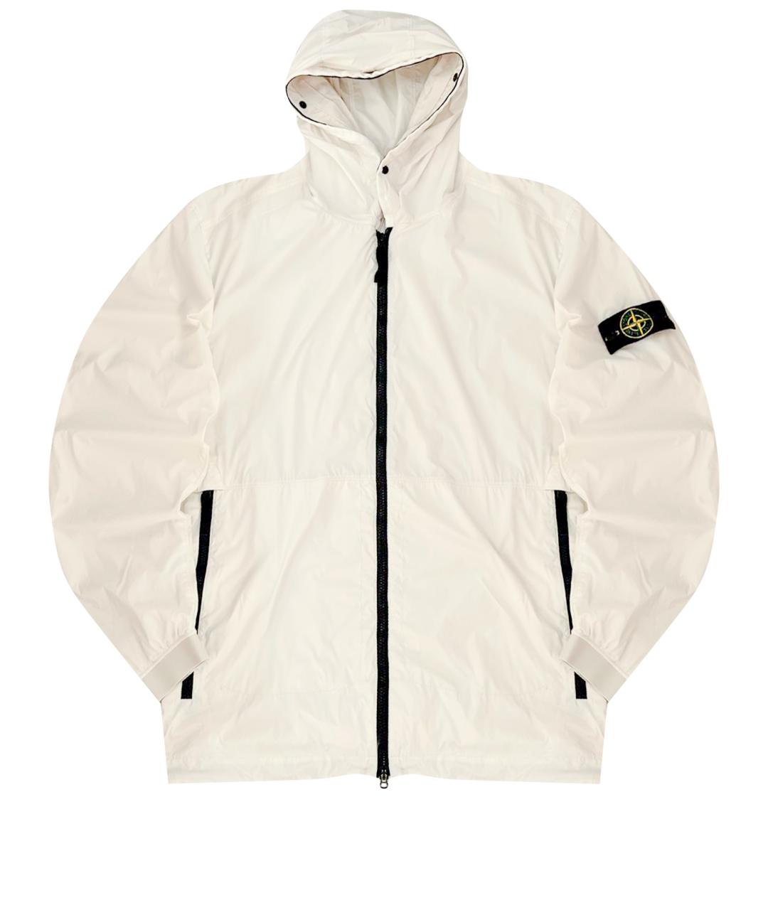 STONE ISLAND Белая полиэстеровая куртка, фото 1