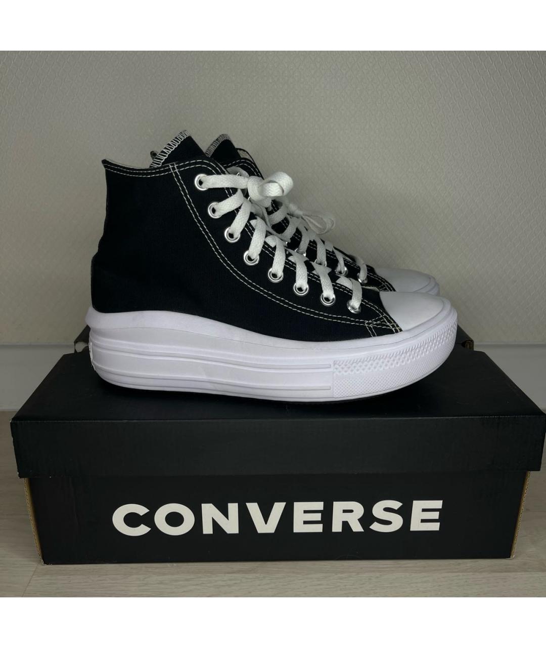 CONVERSE Черные кеды, фото 7