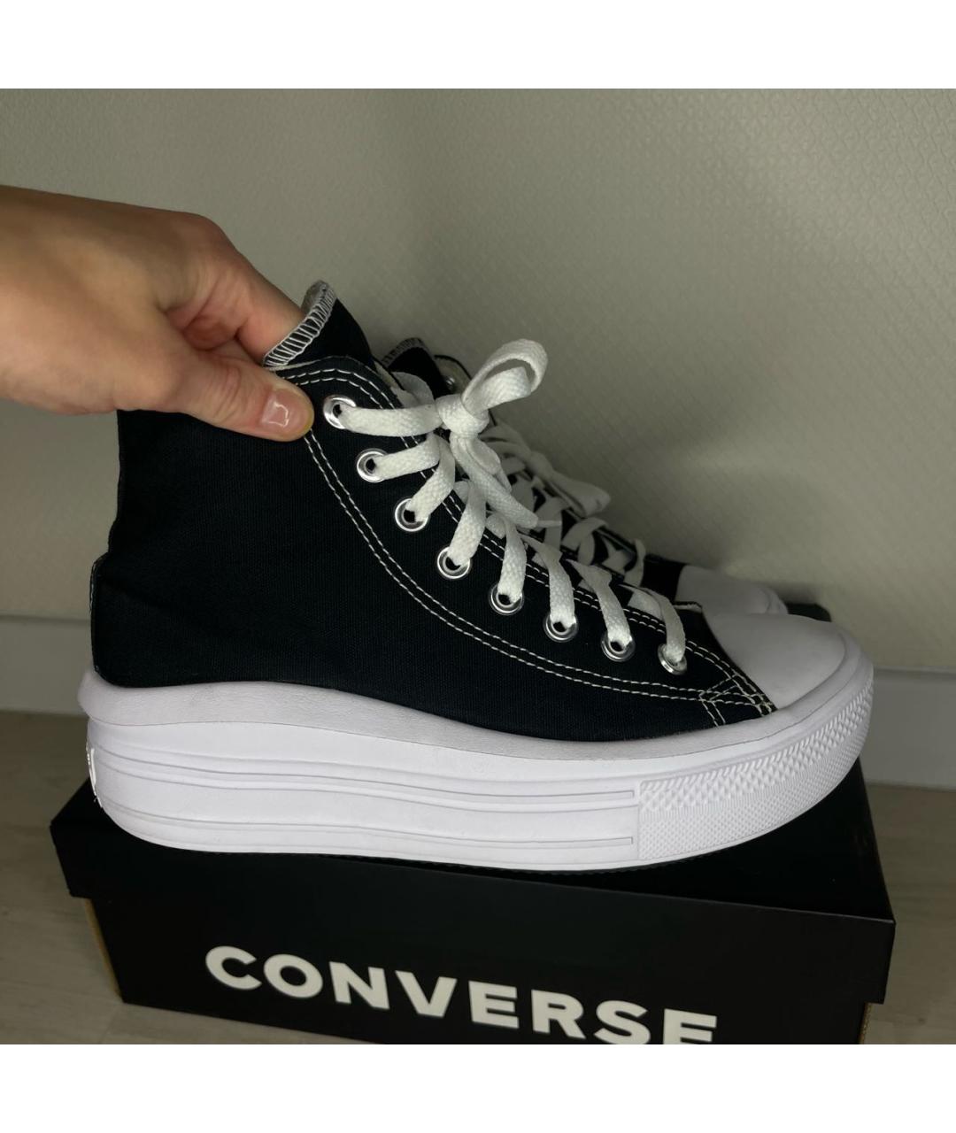 CONVERSE Черные кеды, фото 5