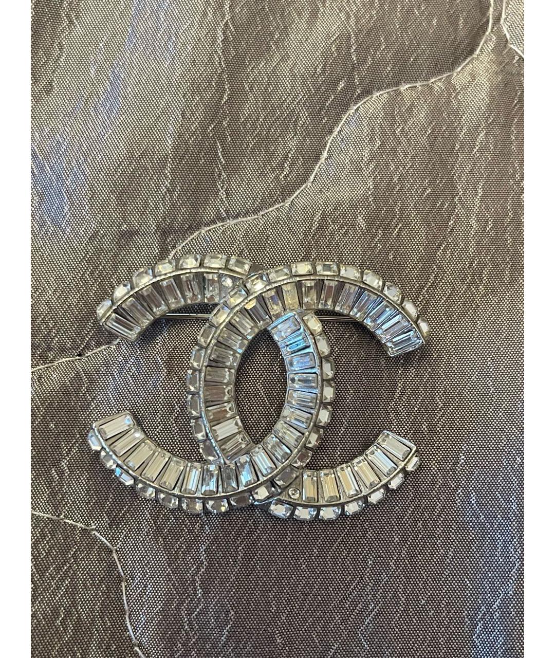 CHANEL Серебряная латунная булавка / брошь, фото 3