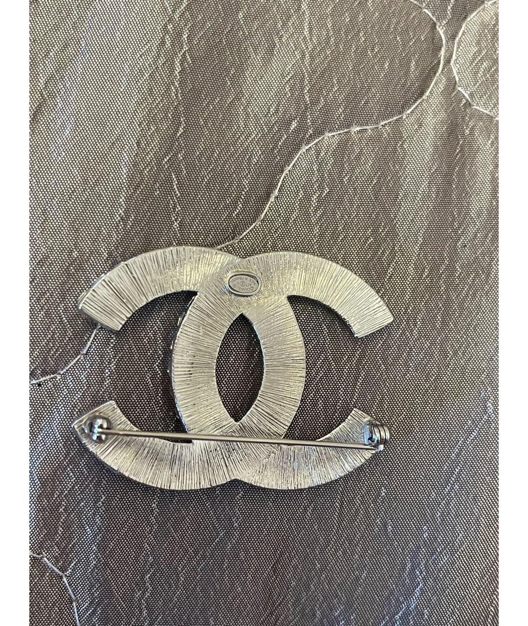 CHANEL Серебряная латунная булавка / брошь, фото 4